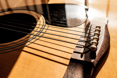 Close-up of guitar