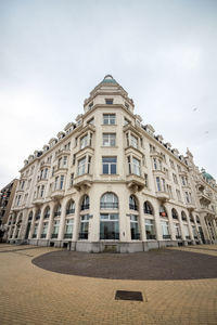 Low angle view of building against sky