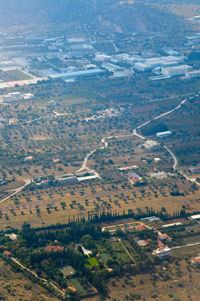 Aerial view of landscape