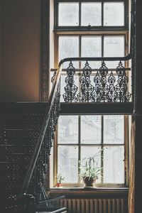 Staircase and window of house