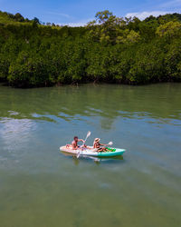 Boat in lake