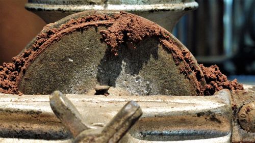 Close-up of rusty metal