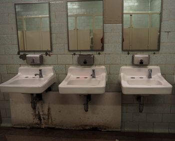 Interior of bathroom