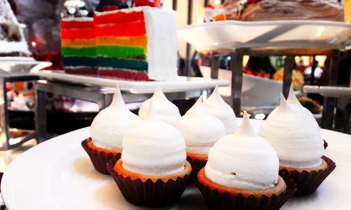 Close-up of ice cream for sale in store