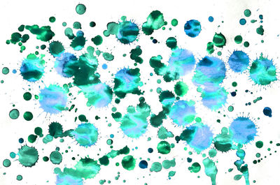 Digital composite image of multi colored background