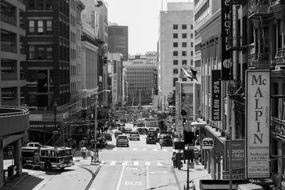 City street in city
