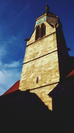 Low angle view of church against sky