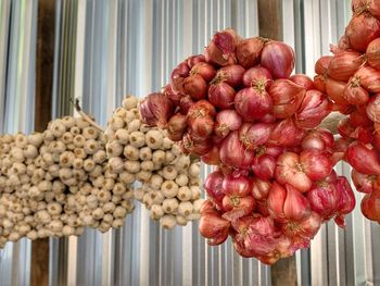 Close-up of fruits for sale in market