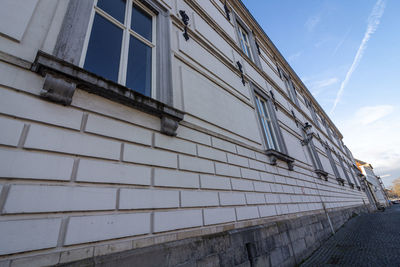 Low angle view of building against sky