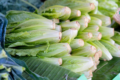 Close-up of vegetables for sale at market stall