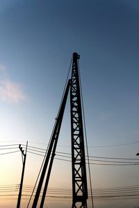 Low angle view of bridge against sky