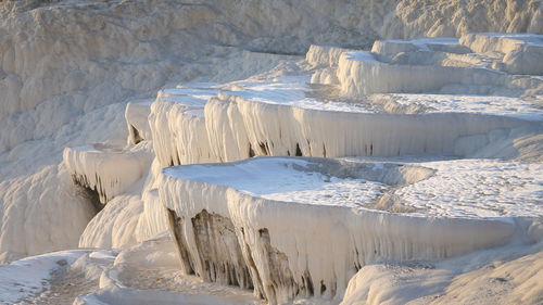 Panoramic view of snowcapped landscape