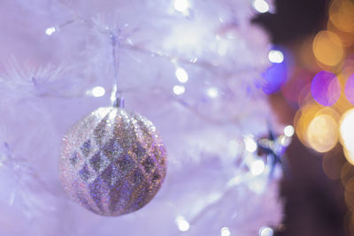 Close-up of christmas decoration