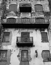 Low angle view of old building