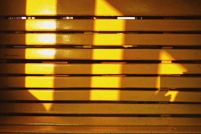 Full frame shot of yellow window