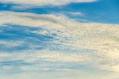 Full frame shot of clouds in sky