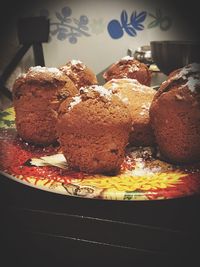 Close-up of served food