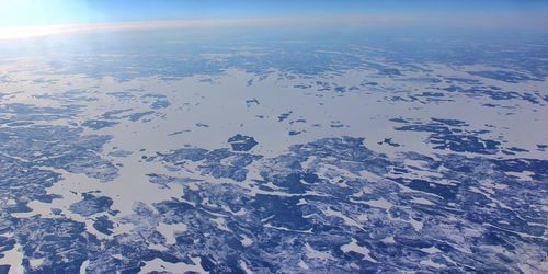 Aerial view of sea