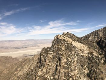 Scenic view of mountain against sky