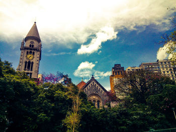 View of bell tower against sky