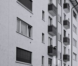 Low angle view of residential building