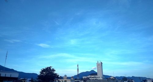 Low angle view of buildings against sky