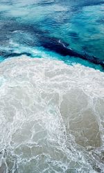 High angle view of sea