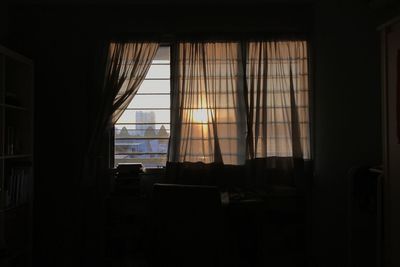 Sunlight streaming through window
