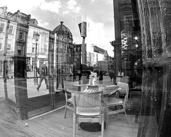 View of buildings in city