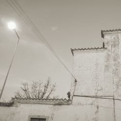 Low angle view of building against sky