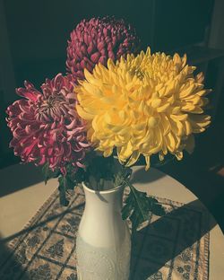 Close-up of flower vase