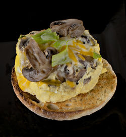 Close-up of cake in plate