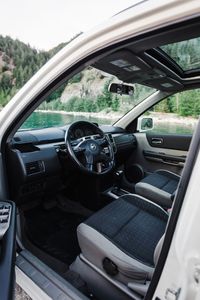 View of car interior
