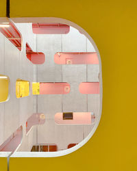 Close-up of text on wall