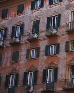 Low angle view of residential building