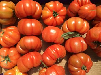 Full frame shot of tomatoes for sale