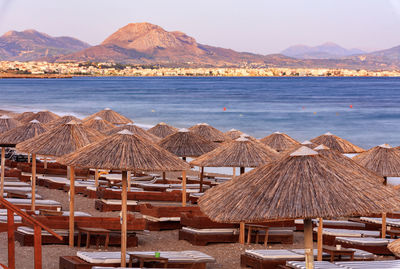 Panoramic view of sea against sky