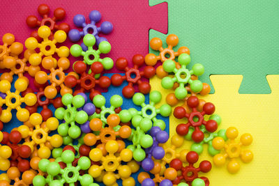 Close-up of multi colored candies