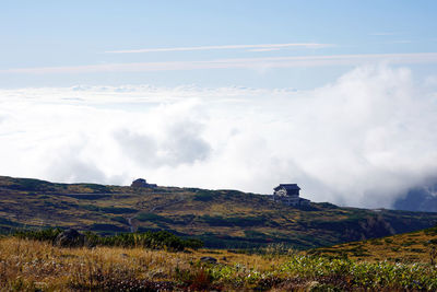 Scenic view of landscape against sky