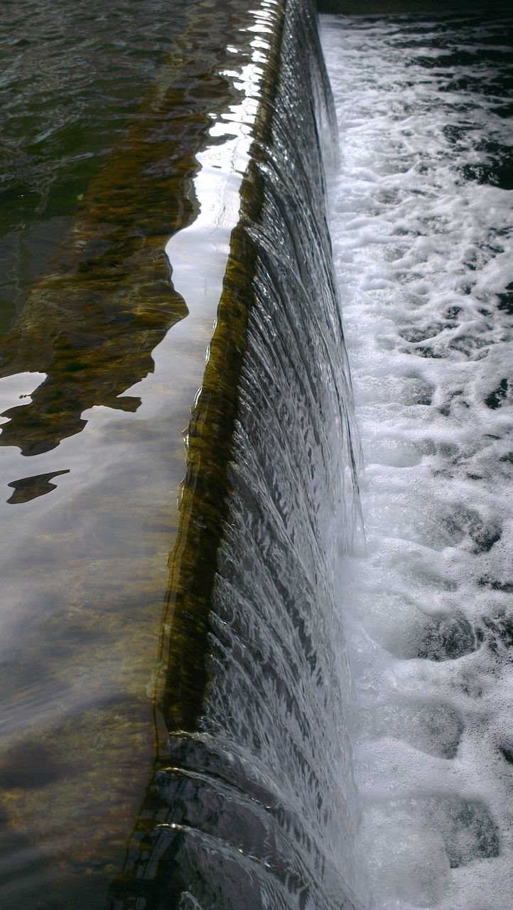 water, reflection, lake, river, nature, high angle view, waterfront, wet, day, motion, outdoors, no people, sea, rippled, shore, tranquility, beauty in nature, flowing water, puddle, surf