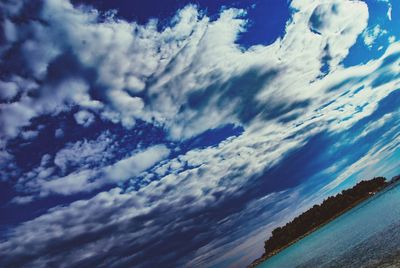 Low angle view of clouds in sky