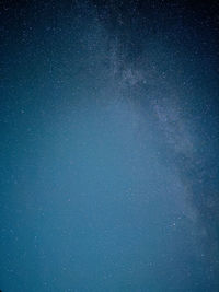 Full frame shot of blue sky at night