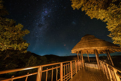 Scenic view of sea against sky at night