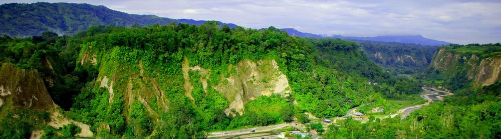 Scenic view of mountains