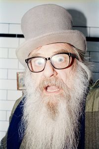 Portrait of man wearing eyeglasses