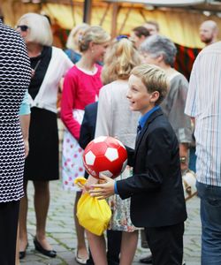 Boy looking at each other