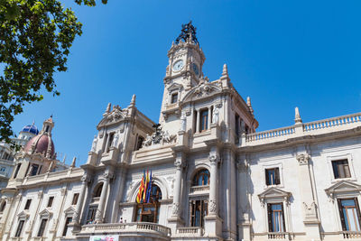 Low angle view of historical building