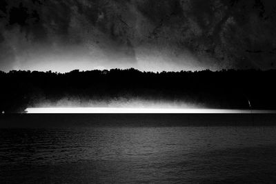 Scenic view of calm lake