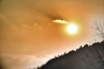 Scenic view of sky during sunset