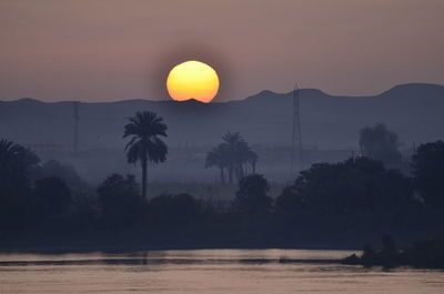 Scenic view of sunset